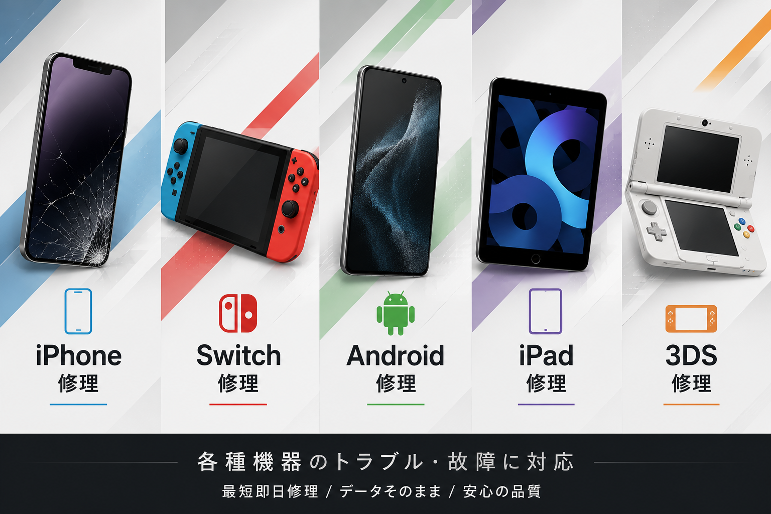 iPhone・Switch・Android・iPad・3DS修理|せんだい屋山形天童店
